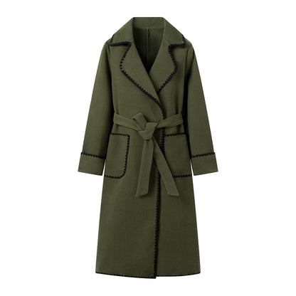 Women Woolen Coat Jacket