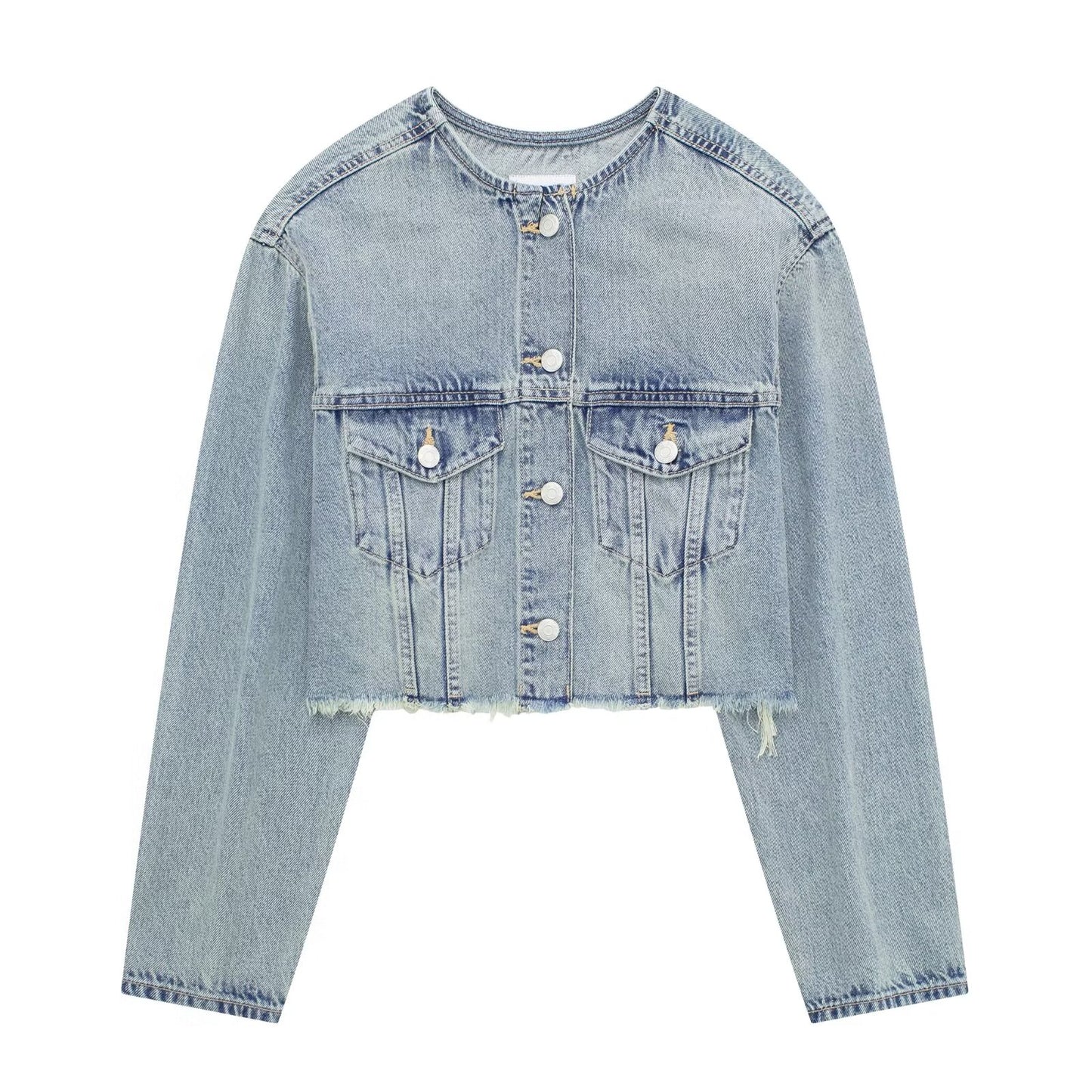 Women Casual Short Denim Jacket Spring