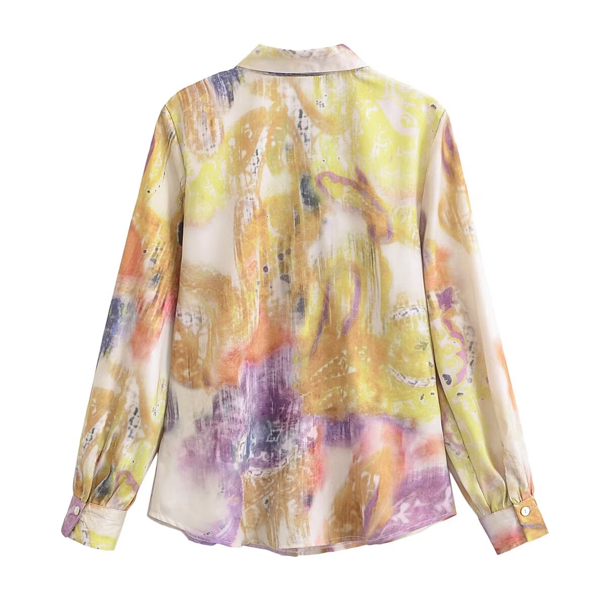 Women Silk Satin  Shirt