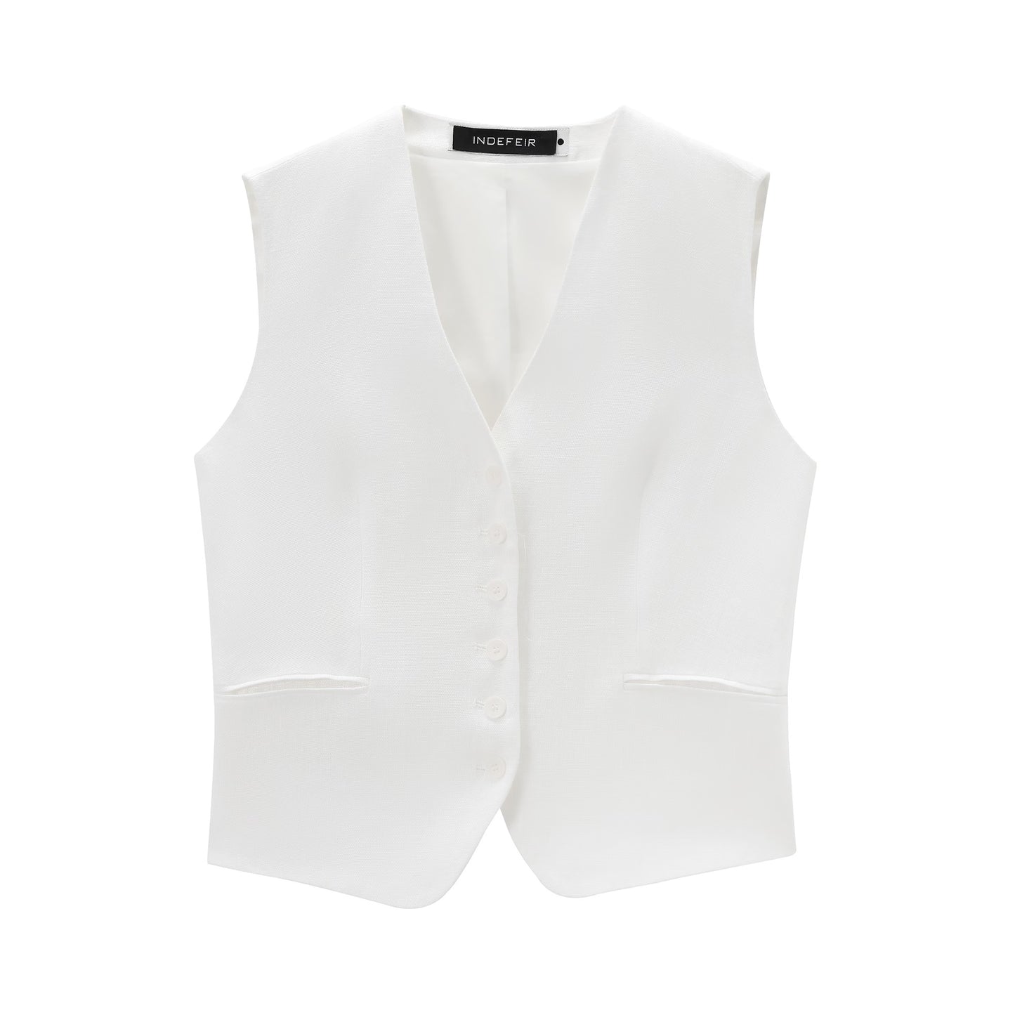 Women Linen Vest and Casual Pants