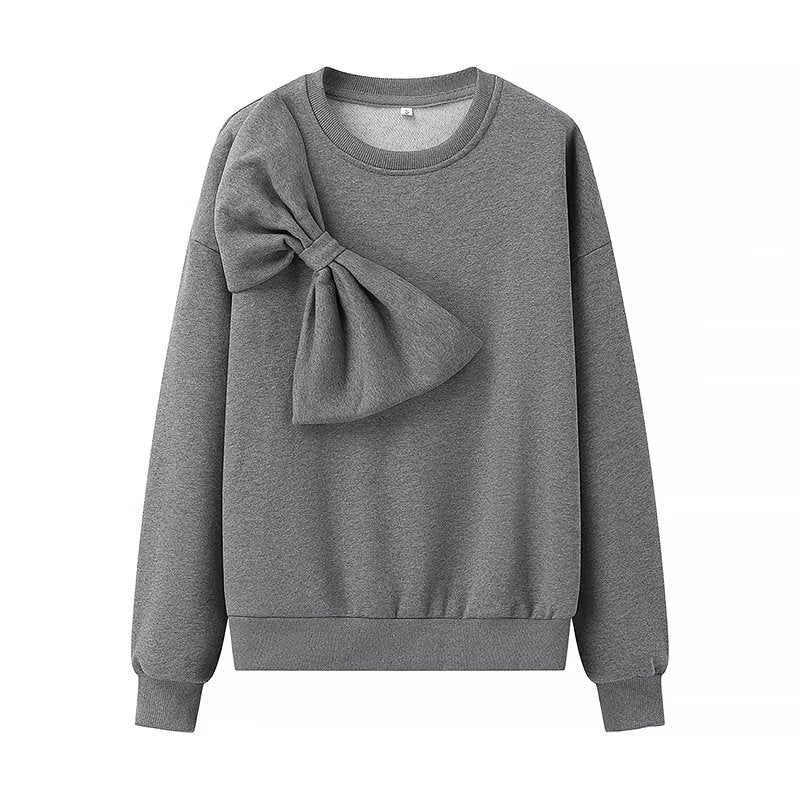 Women Street Casual Top Bow