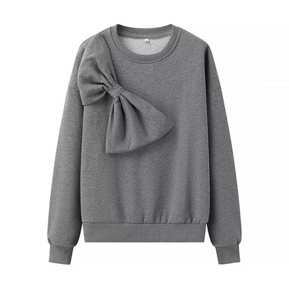 Women Street Casual Top Bow