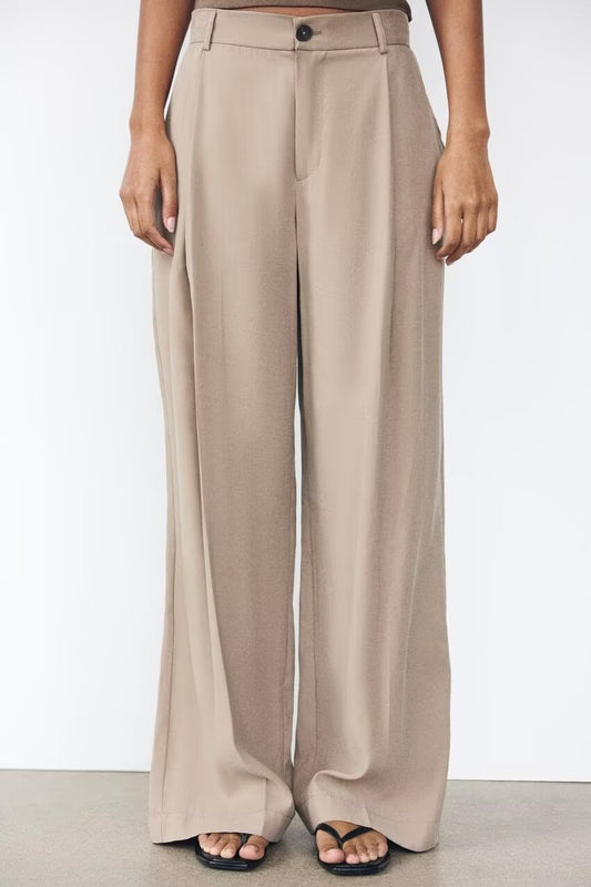 Women Long Pleated Pants