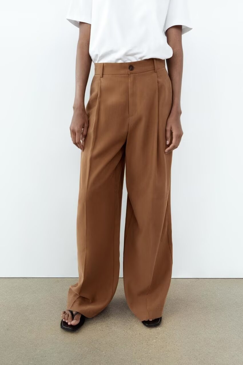 Women Long Pleated Pants