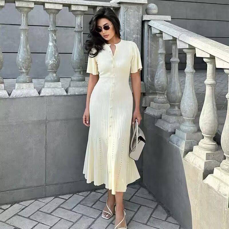 WomenThin Knitted Maxi Dress