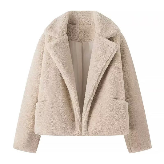 Long Sleeve Coat Furry Cardigan