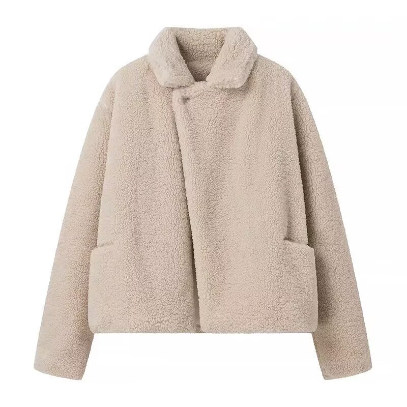 Long Sleeve Coat Furry Cardigan