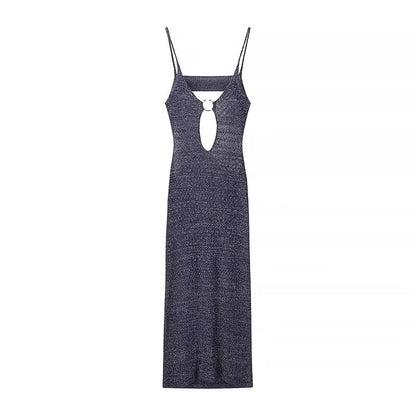 Women Knitted Sling Dress