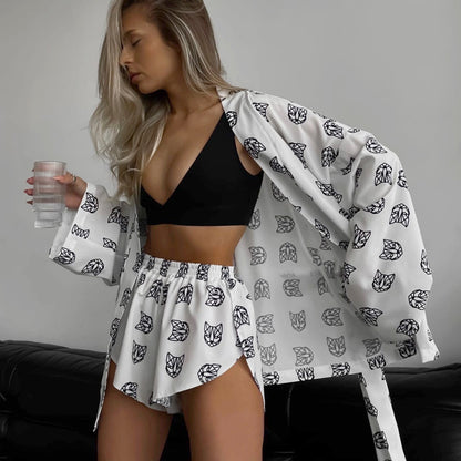 Women's Pajamas 2 piece Shorts Set