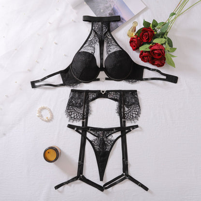 Three Piece Set Bra Suit Underwear