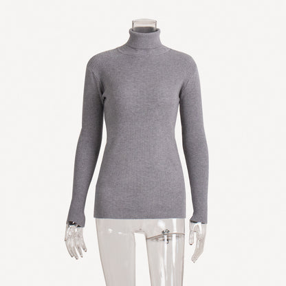 "Slim Fit Turtleneck Sweater Pullover"