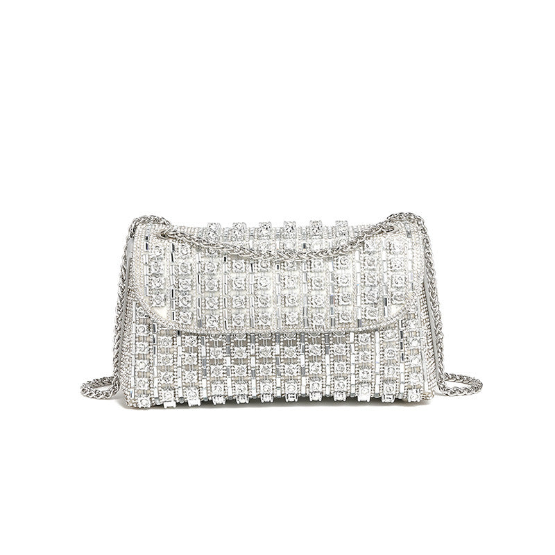 "Small Rhinestone Diamond Dionysian Crossbody Bag –