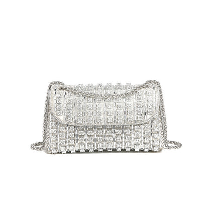 "Small Rhinestone Diamond Dionysian Crossbody Bag –