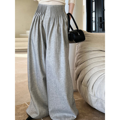 Women Wide Leg Pants  Pleated Trousers