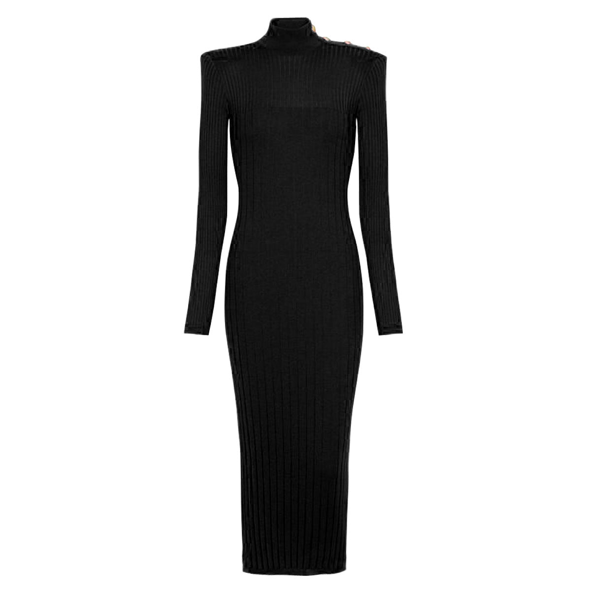 Long Sleeve Sweater Dress Knitted Slim Fit