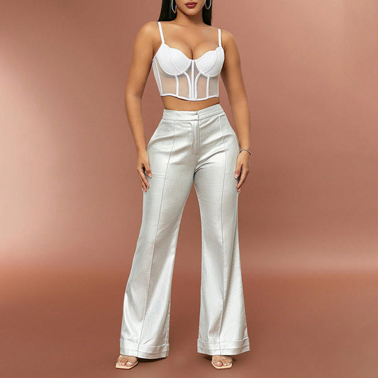 chic-slim-fit-flared-trousers-flare pants.wide leg pants.