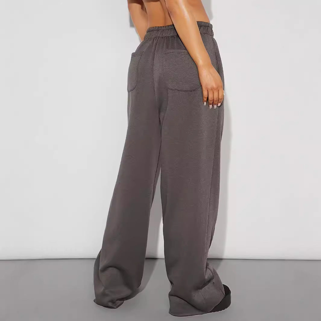 Women Casual Wide Leg Track Pants