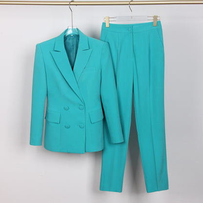 Women Bra Pants Blazer Suit Set