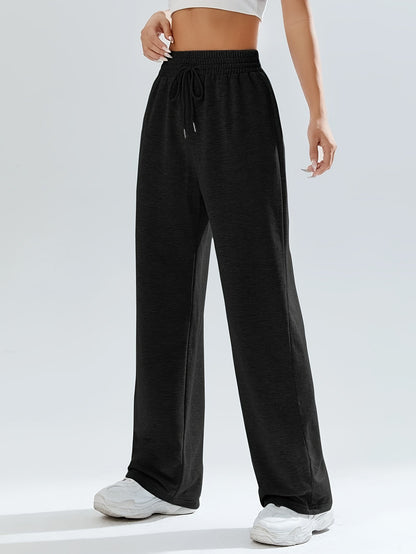 Women High Waist  Sweatpants Wide Leg